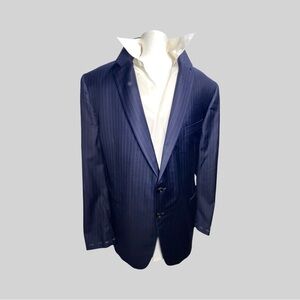 NWT LORO PIANA Blue Checkered Men's Blazer